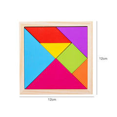 Children's Pine Tangram Toy