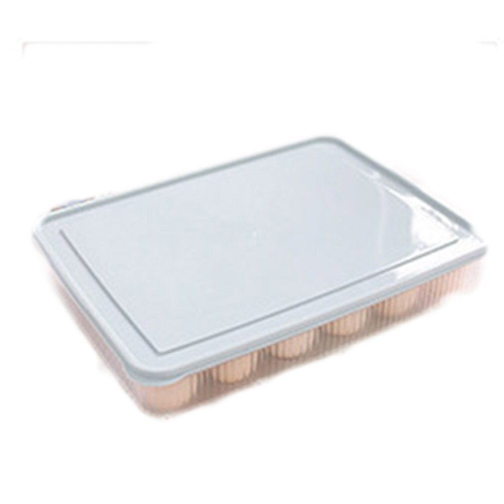 Transparent plastic egg carton