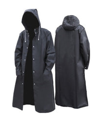 Transparent men's raincoat