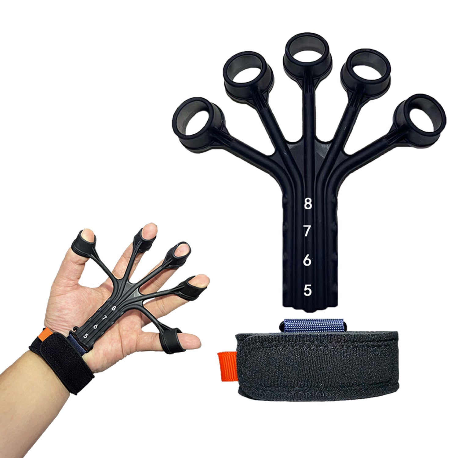 Silicone Finger Flexion And Extension Trainer