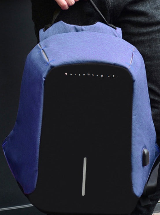 Anti theft unisex backpack with usb