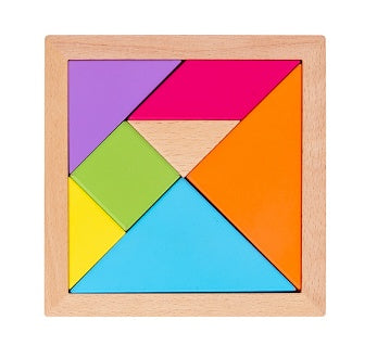 Children's Pine Tangram Toy